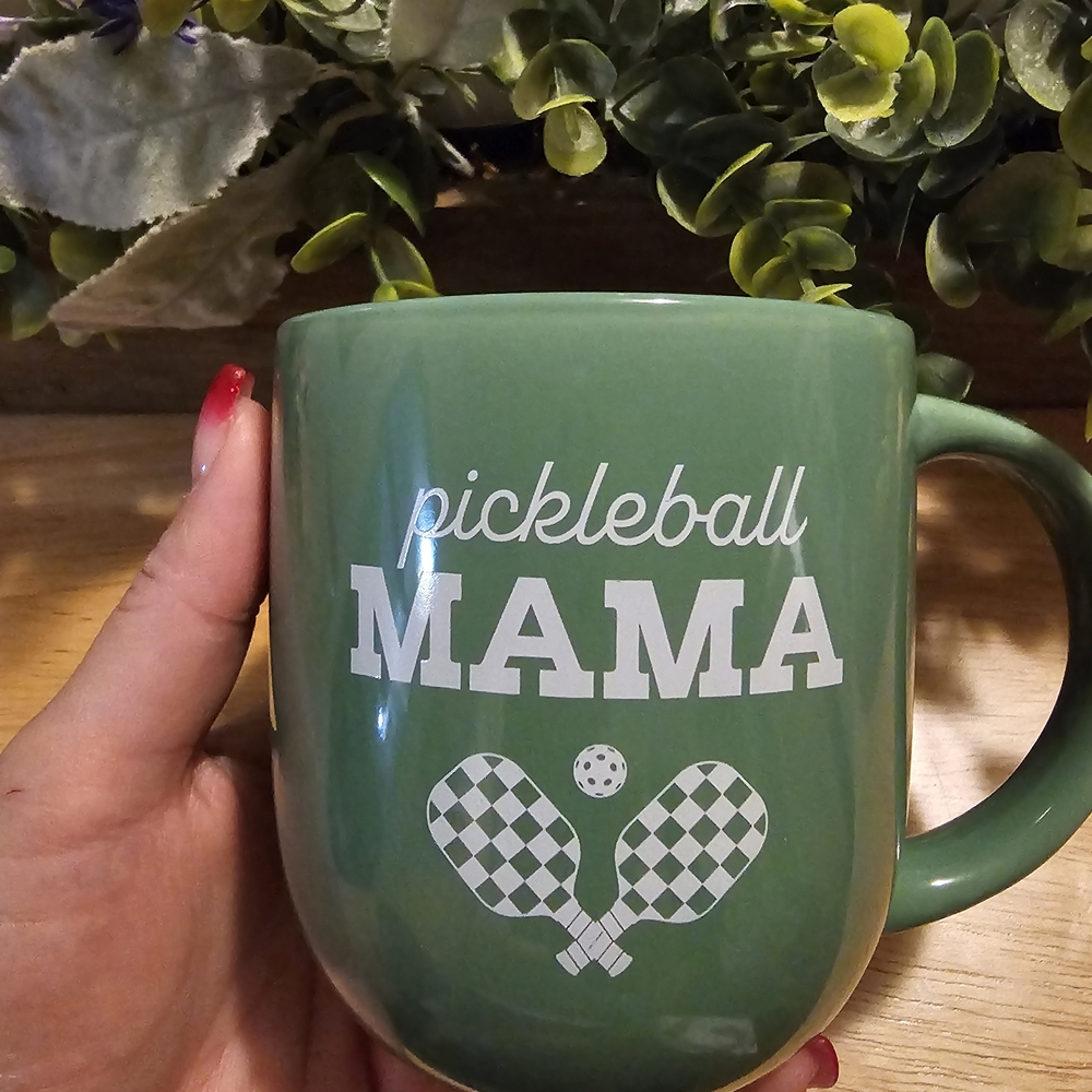 Green Pickleball Mama Mug